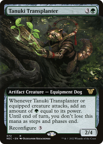 Tanuki Transplanter (Extended Art) [Kamigawa: Neon Dynasty Commander] - The Mythic Store | 24h Order Processing