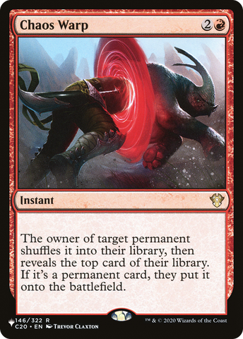 Chaos Warp [Secret Lair: Heads I Win, Tails You Lose] - The Mythic Store | 24h Order Processing