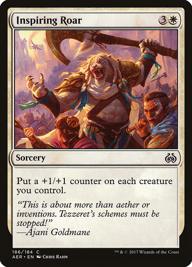 Inspiring Roar [Aether Revolt] - The Mythic Store | 24h Order Processing