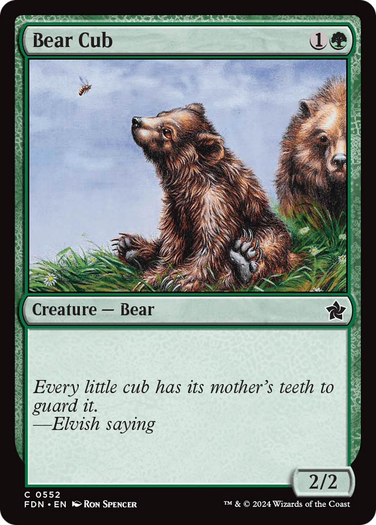 Bear Cub [Foundations] - The Mythic Store | 24h Order Processing