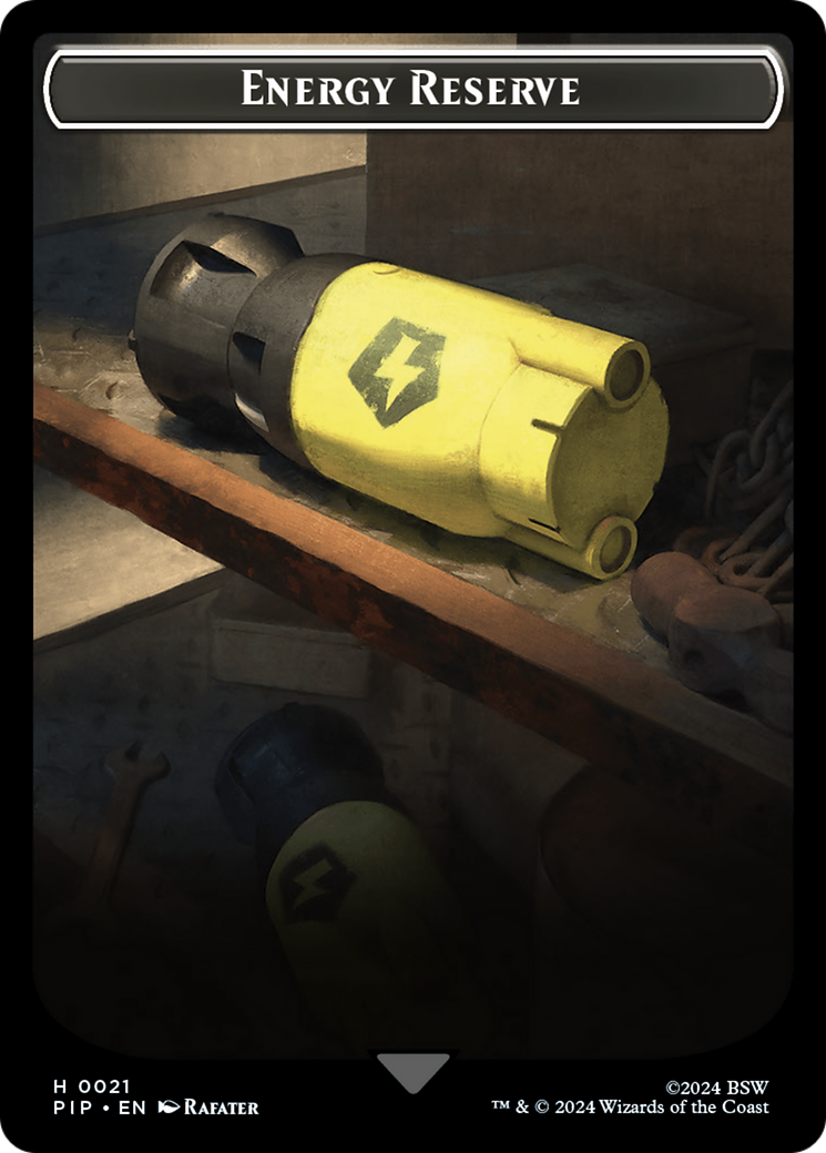 Energy Reserve // Human Soldier Double-Sided Token [Fallout Tokens] - The Mythic Store | 24h Order Processing