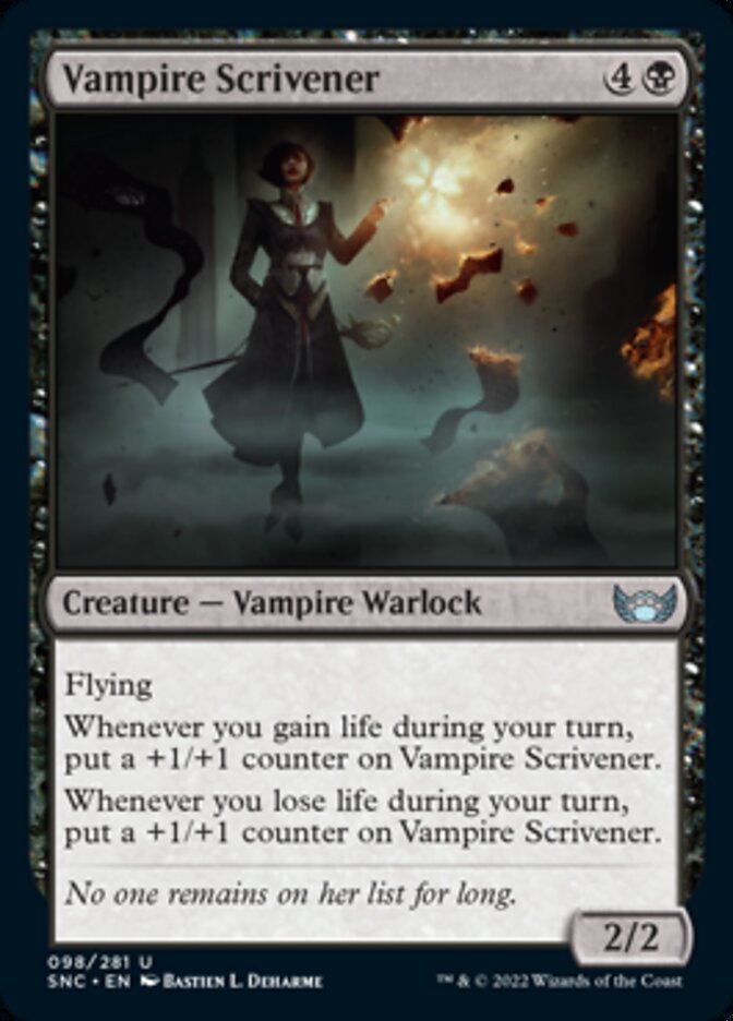 Vampire Scrivener [Streets of New Capenna] - The Mythic Store | 24h Order Processing
