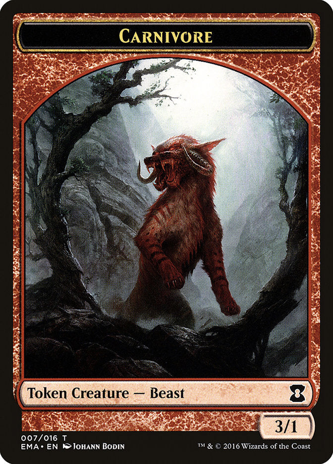 Carnivore Token [Eternal Masters Tokens] - The Mythic Store | 24h Order Processing