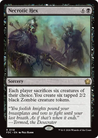 Necrotic Hex [Foundations Commander] - The Mythic Store | 24h Order Processing