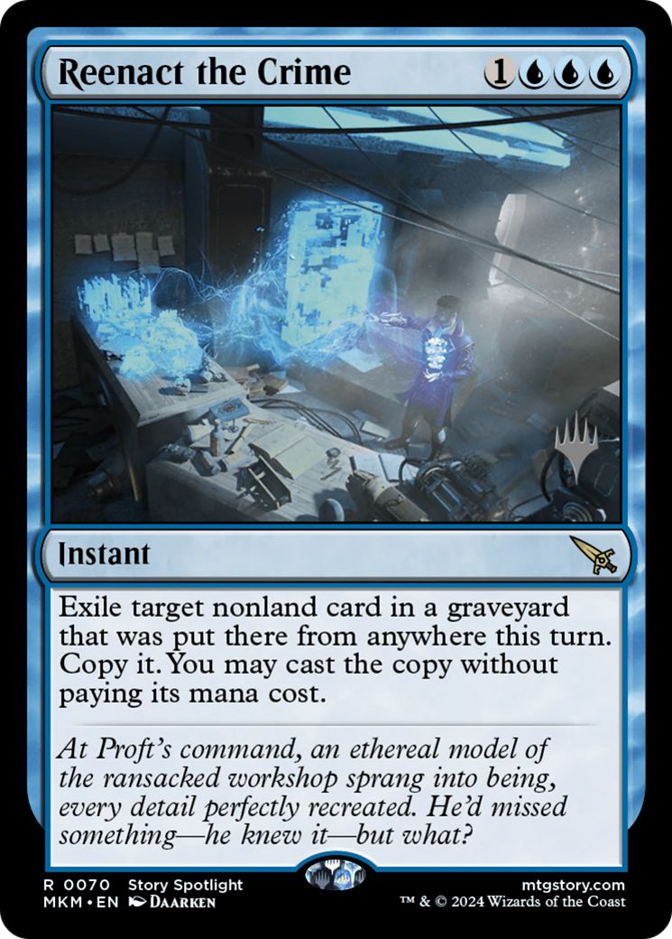 Reenact the Crime (Promo Pack) [Murders at Karlov Manor Promos] - The Mythic Store | 24h Order Processing