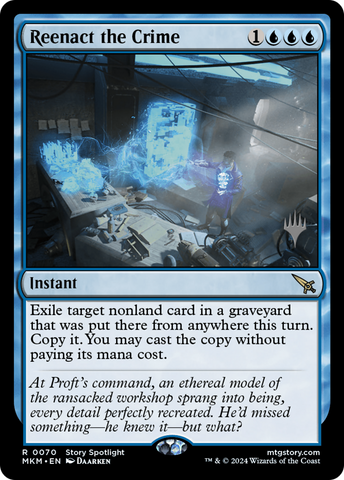 Reenact the Crime (Promo Pack) [Murders at Karlov Manor Promos] - The Mythic Store | 24h Order Processing