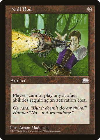 Null Rod [Weatherlight] - The Mythic Store | 24h Order Processing