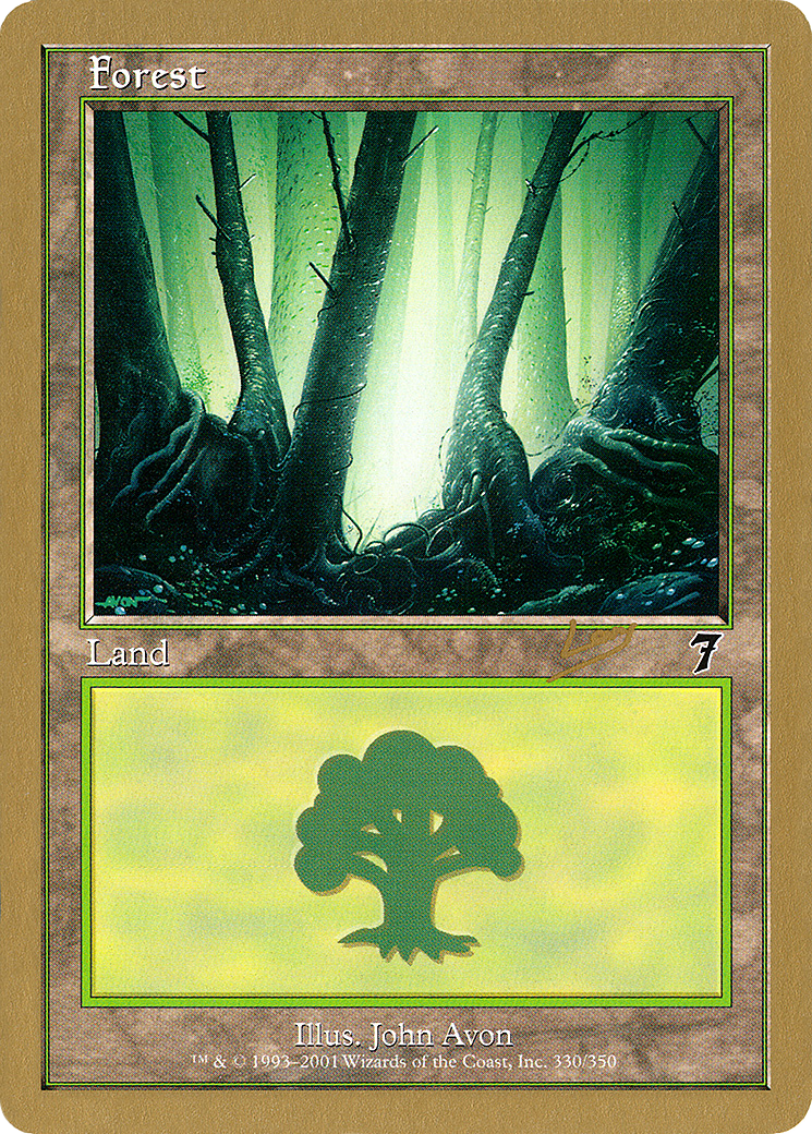 Forest (rl330) (Raphael Levy) [World Championship Decks 2002] - The Mythic Store | 24h Order Processing