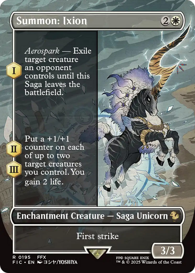 Summon: Ixion (Borderless) [FINAL FANTASY Commander] - The Mythic Store | 24h Order Processing