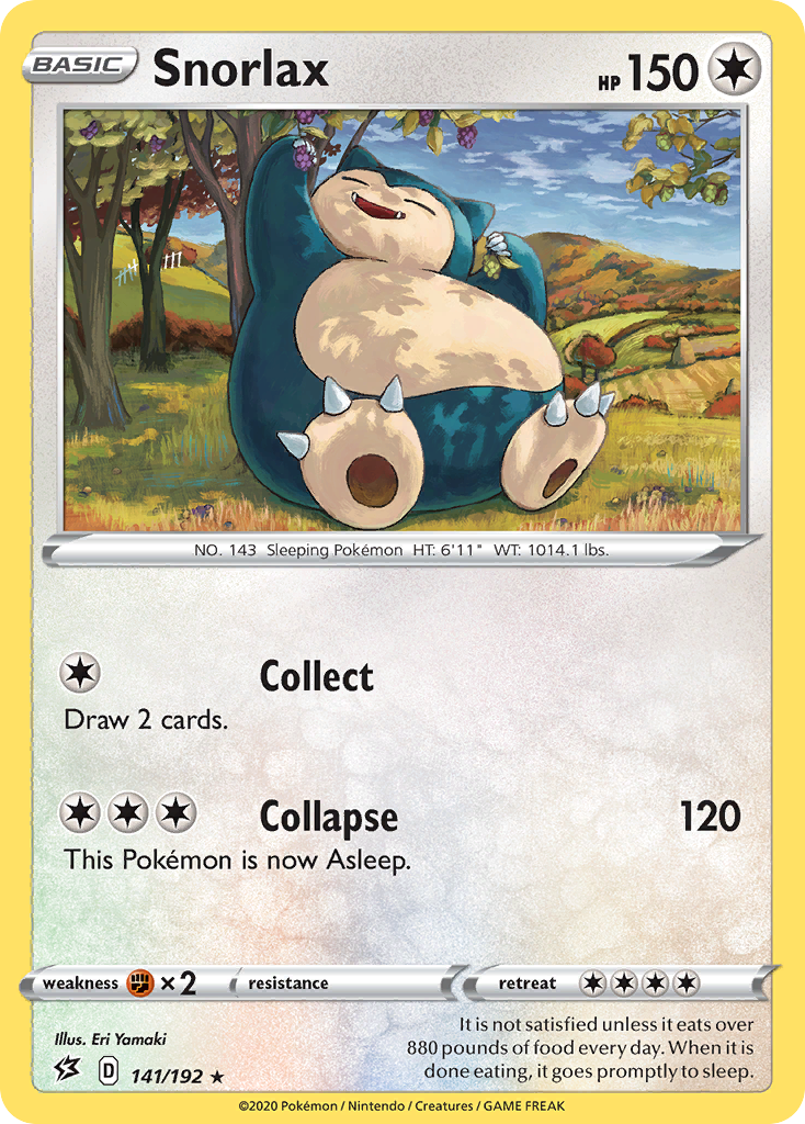 Snorlax (141/192) (Cosmos Holo) [Sword & Shield: Rebel Clash] - The Mythic Store | 24h Order Processing