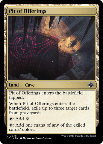 Pit of Offerings [The Lost Caverns of Ixalan] - The Mythic Store | 24h Order Processing