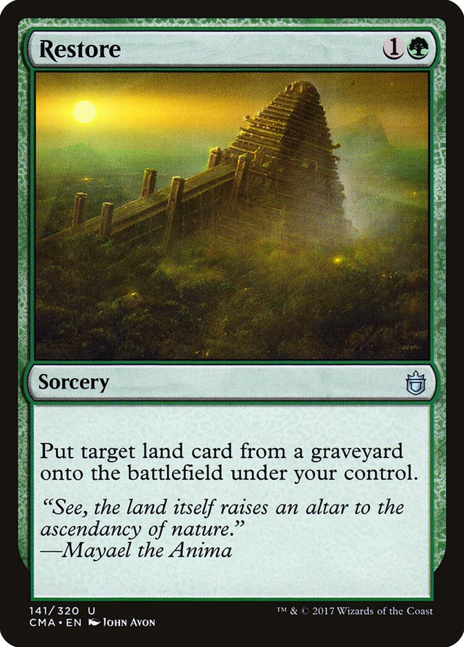 Restore [Commander Anthology] - The Mythic Store | 24h Order Processing