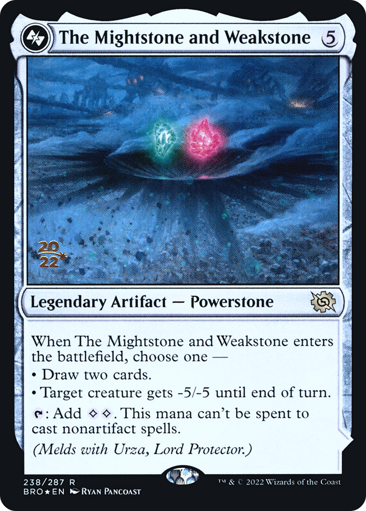 The Mightstone and Weakstone [The Brothers' War Prerelease Promos] - The Mythic Store | 24h Order Processing