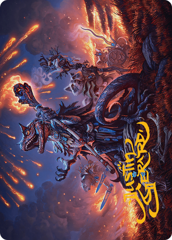 Valley Flamecaller Art Card (Gold-Stamped Signature) [Bloomburrow Art Series] - The Mythic Store | 24h Order Processing