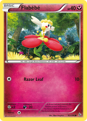 Flabebe (63/106) [XY: Flashfire] - The Mythic Store | 24h Order Processing