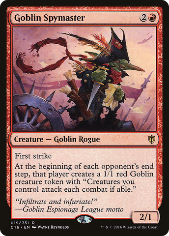 Goblin Spymaster [Commander 2016] - The Mythic Store | 24h Order Processing