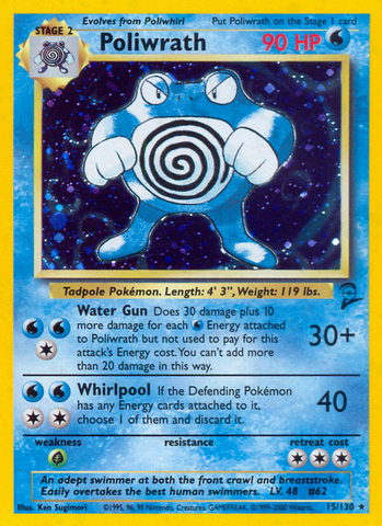 Poliwrath (15/130) [Base Set 2] - The Mythic Store | 24h Order Processing