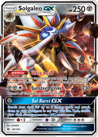 Solgaleo GX (89/149) [Sun & Moon: Base Set] - The Mythic Store | 24h Order Processing