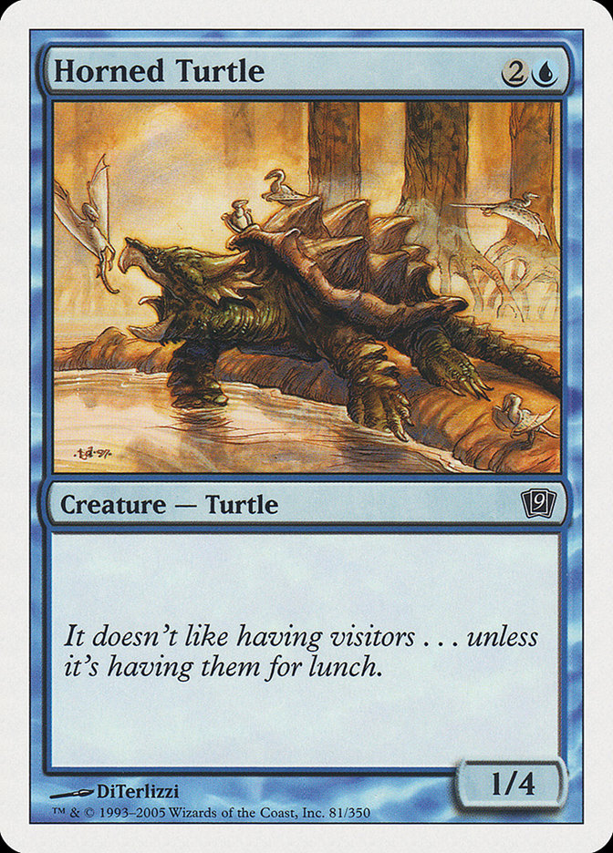 Horned Turtle [Ninth Edition] - The Mythic Store | 24h Order Processing
