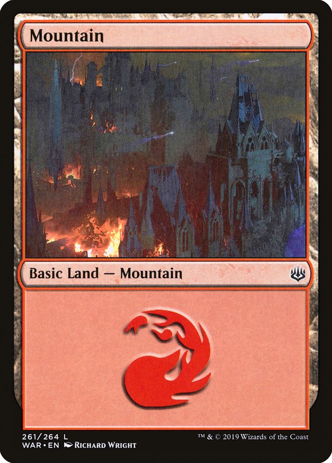 Mountain (261) [War of the Spark] - The Mythic Store | 24h Order Processing