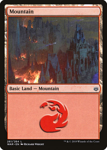 Mountain (261) [War of the Spark] - The Mythic Store | 24h Order Processing