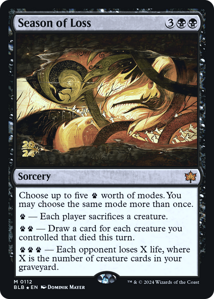 Season of Loss [Bloomburrow Prerelease Promos] - The Mythic Store | 24h Order Processing