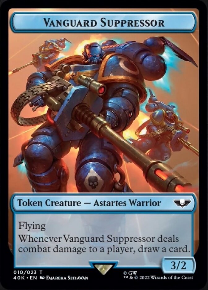 Soldier (004) // Vanguard Suppressor Double-Sided Token [Warhammer 40,000 Tokens] - The Mythic Store | 24h Order Processing