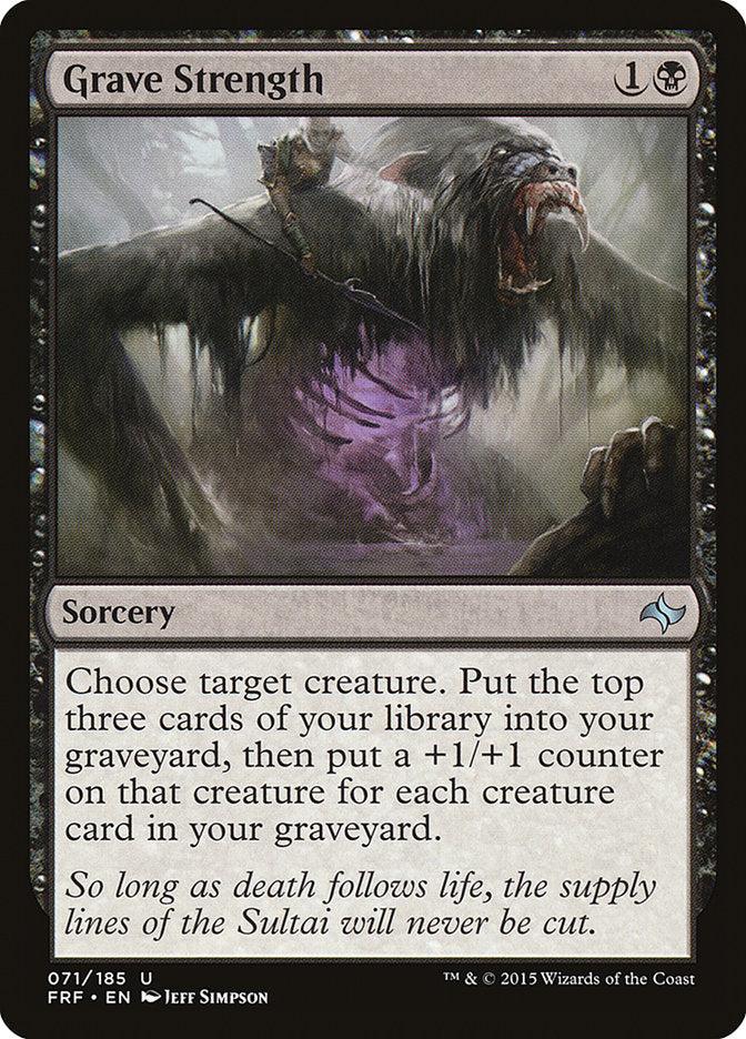 Grave Strength [Fate Reforged] - The Mythic Store | 24h Order Processing
