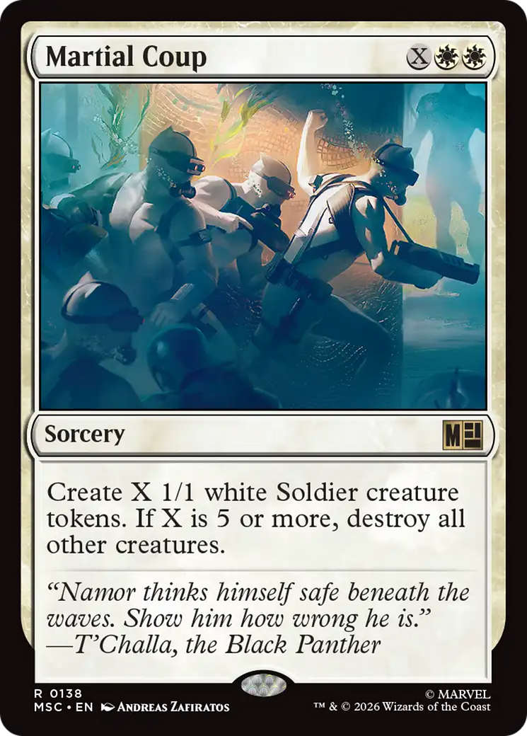 Martial Coup (Surge Foil) [Marvel Super Heroes Commander] - The Mythic Store | 24h Order Processing