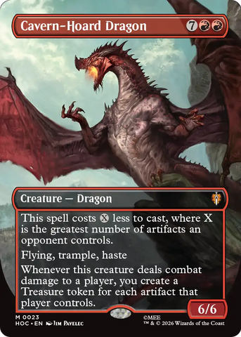 Cavern-Hoard Dragon (Borderless) [The Hobbit: Eternal-Legal] - The Mythic Store | 24h Order Processing