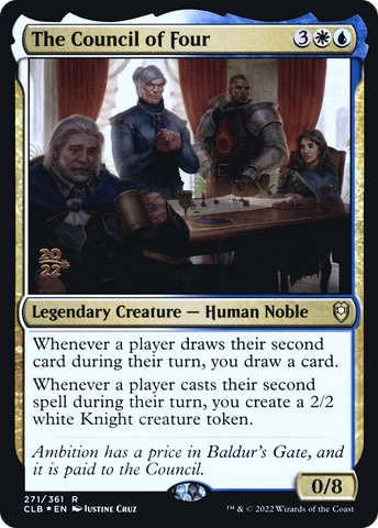 The Council of Four [Commander Legends: Battle for Baldur's Gate Prerelease Promos] - The Mythic Store | 24h Order Processing