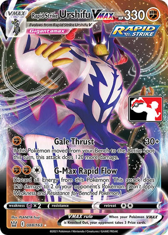 Rapid Strike Urshifu VMAX (088/163) [Prize Pack Series One] - The Mythic Store | 24h Order Processing
