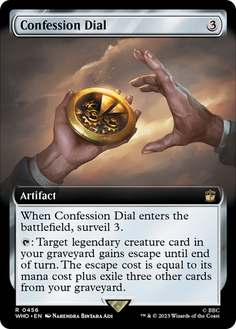 Confession Dial (Extended Art) [Doctor Who] - The Mythic Store | 24h Order Processing