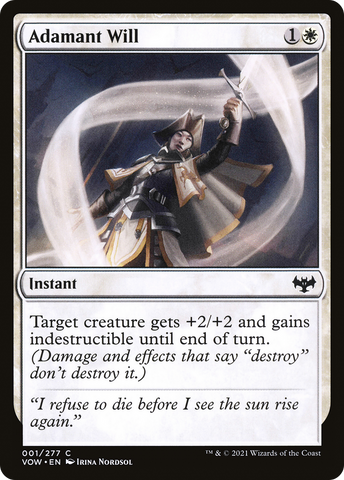 Adamant Will [Innistrad: Crimson Vow] - The Mythic Store | 24h Order Processing