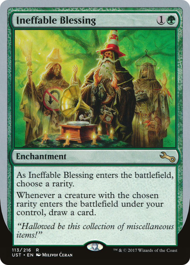 Ineffable Blessing ("choose a rarity") [Unstable] - The Mythic Store | 24h Order Processing