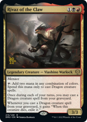 Rivaz of the Claw [Dominaria United Prerelease Promos] - The Mythic Store | 24h Order Processing