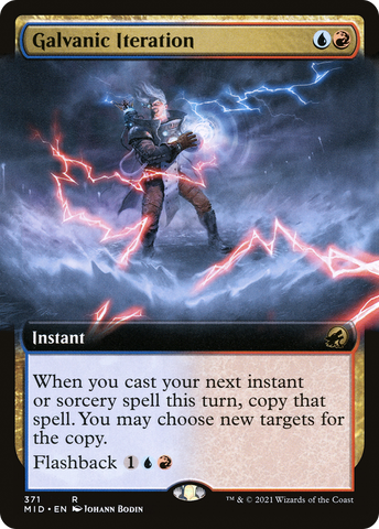 Galvanic Iteration (Extended Art) [Innistrad: Midnight Hunt] - The Mythic Store | 24h Order Processing