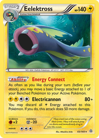 Eelektross (65/160) (Cosmos Holo) (Blister Exclusive) [XY: Primal Clash] - The Mythic Store | 24h Order Processing