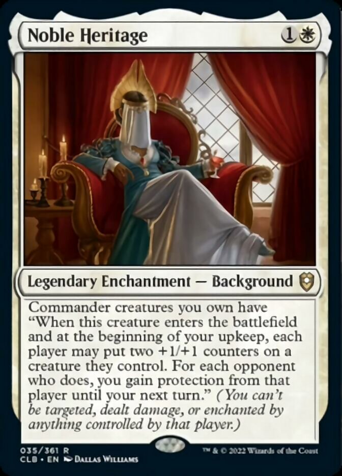 Noble Heritage [Commander Legends: Battle for Baldur's Gate] - The Mythic Store | 24h Order Processing