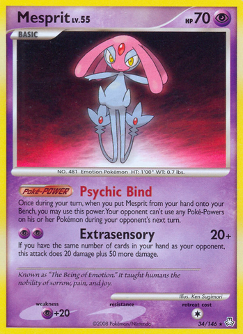 Mesprit (34/146) [Diamond & Pearl: Legends Awakened] - The Mythic Store | 24h Order Processing