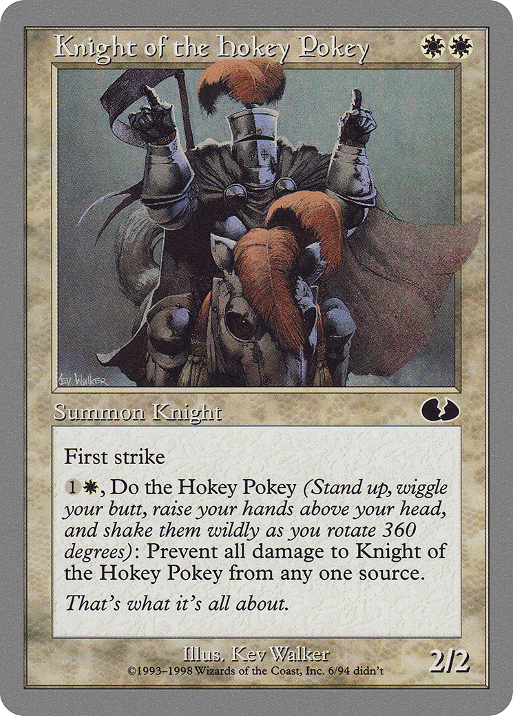 Knight of the Hokey Pokey [Unglued] - The Mythic Store | 24h Order Processing