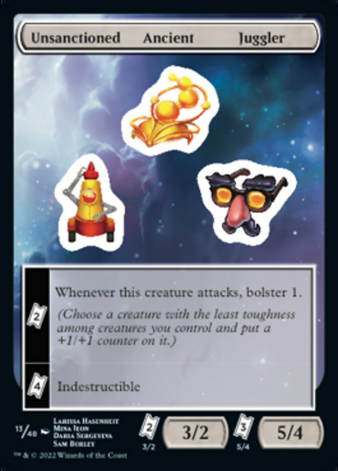 Unsanctioned Ancient Juggler [Unfinity Stickers] - The Mythic Store | 24h Order Processing