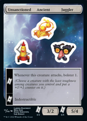 Unsanctioned Ancient Juggler [Unfinity Stickers] - The Mythic Store | 24h Order Processing