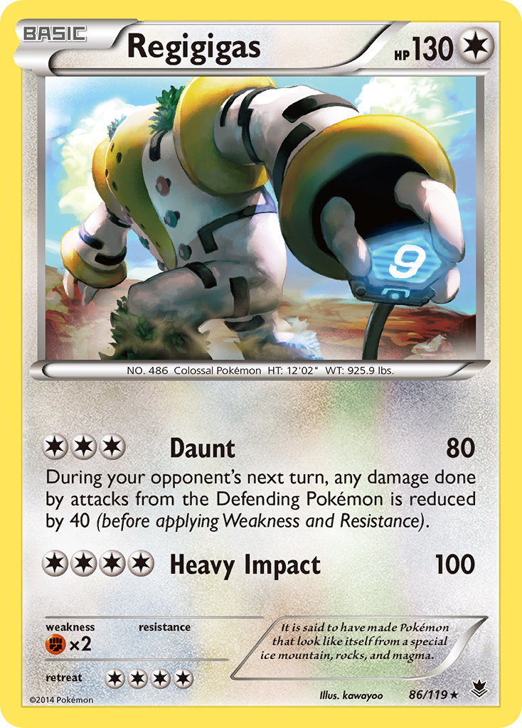Regigigas (86/119) [XY: Phantom Forces] - The Mythic Store | 24h Order Processing