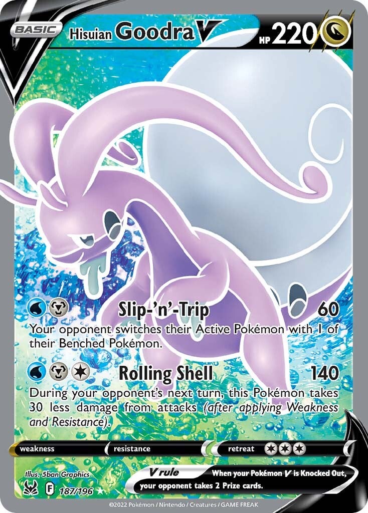 Hisuian Goodra V (187/196) [Sword & Shield: Lost Origin] - The Mythic Store | 24h Order Processing