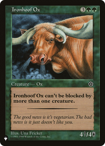 Ironhoof Ox [The List] - The Mythic Store | 24h Order Processing