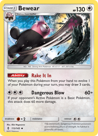 Bewear (113/145) [Sun & Moon: Guardians Rising] - The Mythic Store | 24h Order Processing