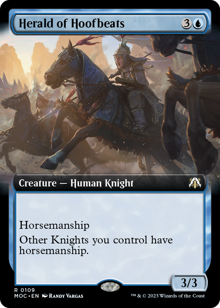 Herald of Hoofbeats (Extended Art) [March of the Machine Commander] - The Mythic Store | 24h Order Processing