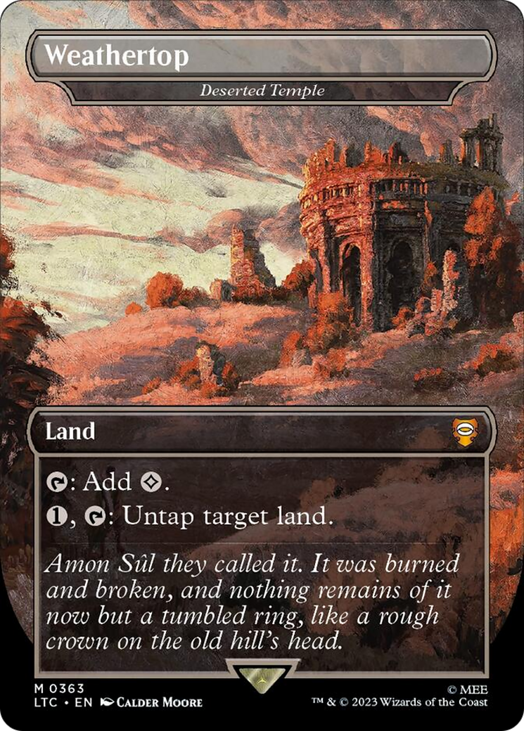 Weathertop - Deserted Temple [The Lord of the Rings: Tales of Middle-Earth Commander] - The Mythic Store | 24h Order Processing
