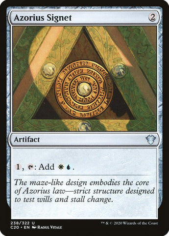 Azorius Signet [Commander 2020] - The Mythic Store | 24h Order Processing